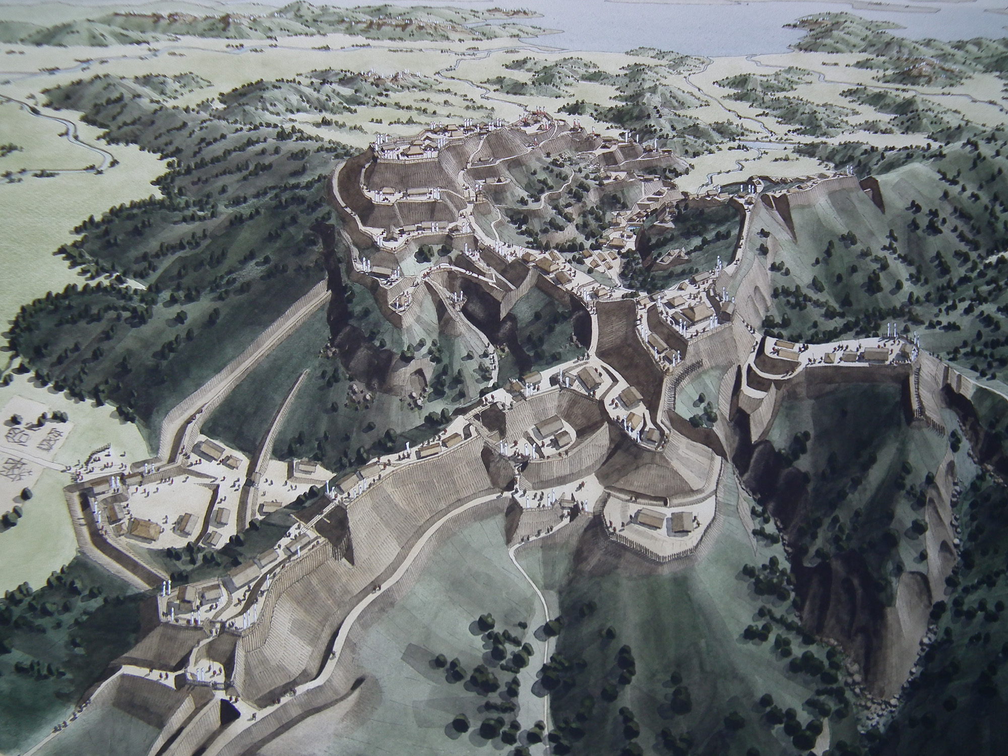 高天神城俯瞰図